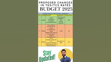 📢 Big Changes in TDS & TCS Rates from 01.04.2025 #shorts #trending #viralvideo #youtubeshorts #short