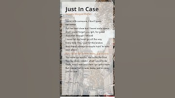 Thumbnail of Morgan Wallen -- Just In Case (lyrics) #music #lyrics #song #shorts #lyricvideo #morganwallen