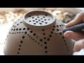 물레로 도자기 '과일 채반' 만들기 : How make a ceramic  punching bowl 'Berry Bowl' [ONDO STUDIO]