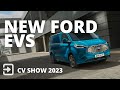 New electric Fords at the CV Show 2023 | E-Transit Custom & E-Transit Courier