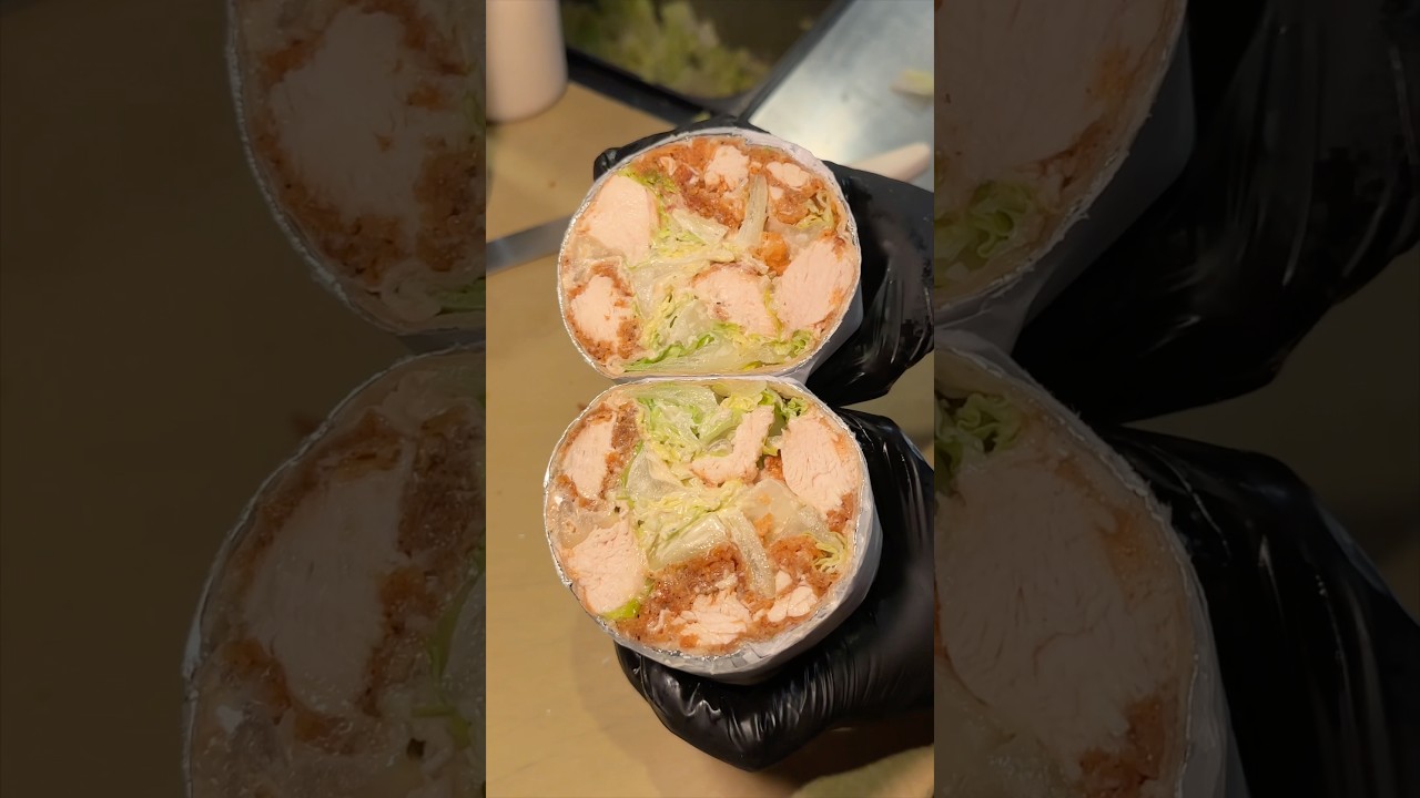 The best CHICKEN CAESAR WRAP in NYC! Jacob’s Pickles inside Time Out Market! #DEVOURPOWER
