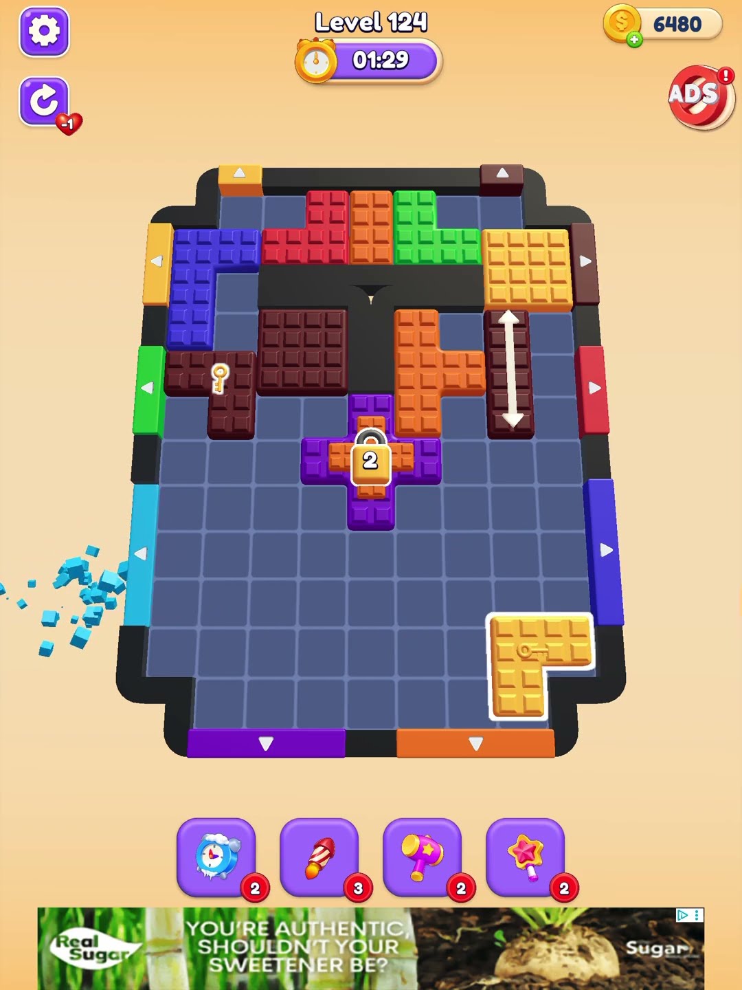 しむページ Block out master color jam 3D level 124 5-5-26 - YouTube