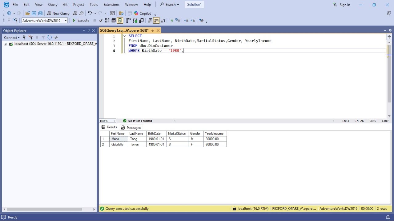 Let us learn SQL - YouTube