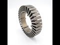 Electric Motor stator manufacturing process with progressive die stamping  interlock