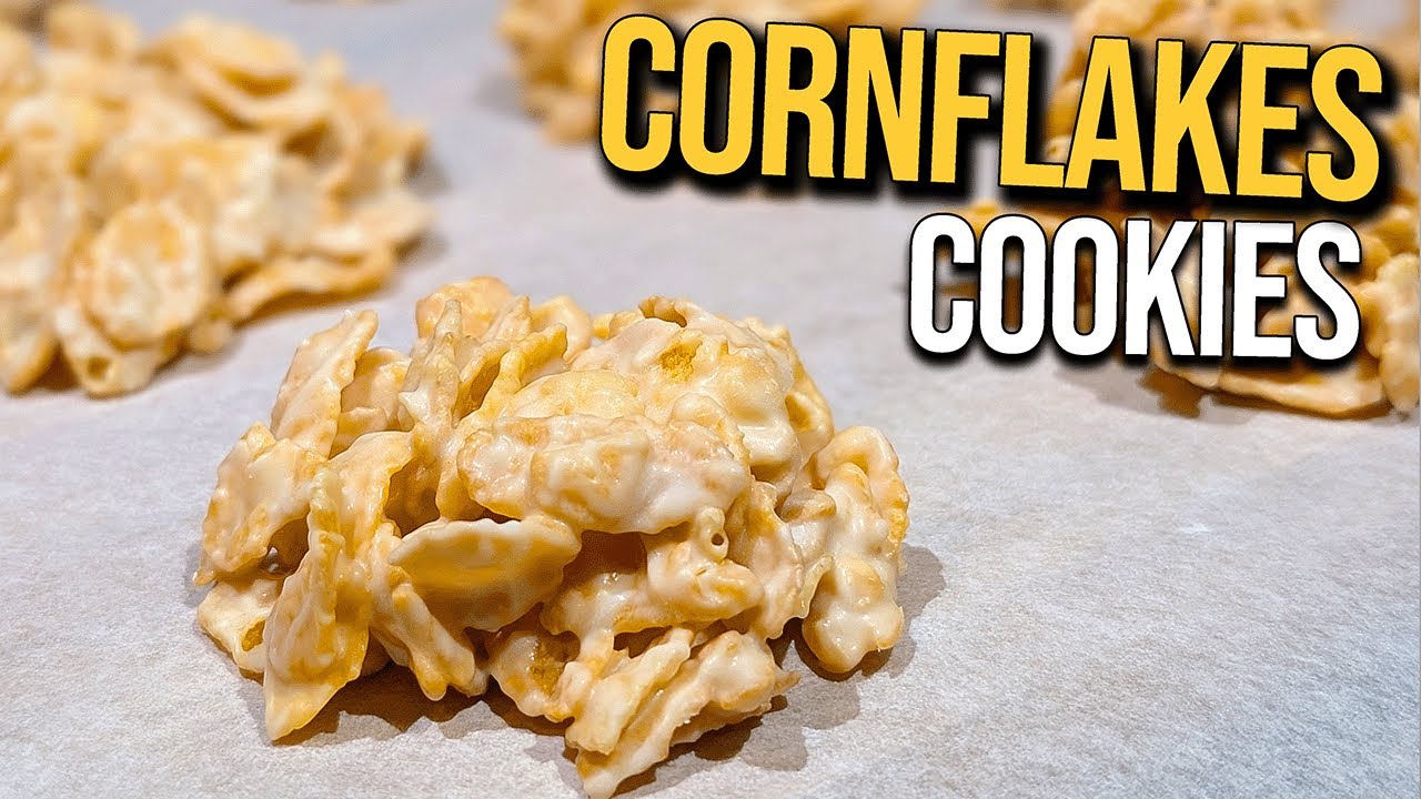 Это печенье из кукурузных хлопьев невероятно легко приготовить!