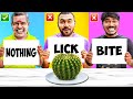 Extreme BITE, LICK OR NOTHING Challenge | Fun Overloaded image