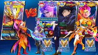 Match Seru Parah !! Global Moskov Melawan Top Indonesia & Player Immortal! Pertaruhan MMR !!~ MLBB