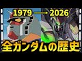 ガンダム全作品の歴史(1979~2026)初代~機動戦士ガンダム閃光のハサウェイキルケーの魔女まで ガンダムドキュメンタリー