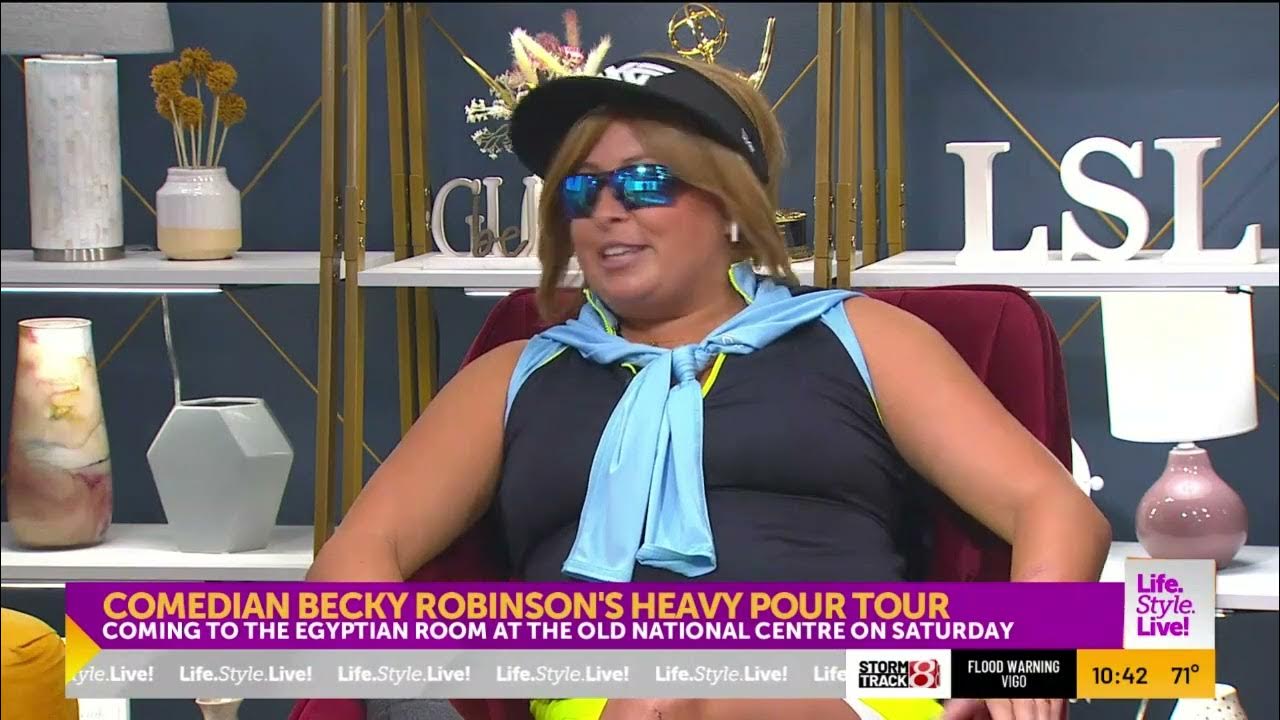 Comedian Becky Robinson to perform at Old National Centre YouTube