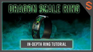 How to Make a Dragon Scale Ring (InDepth Tutorial)