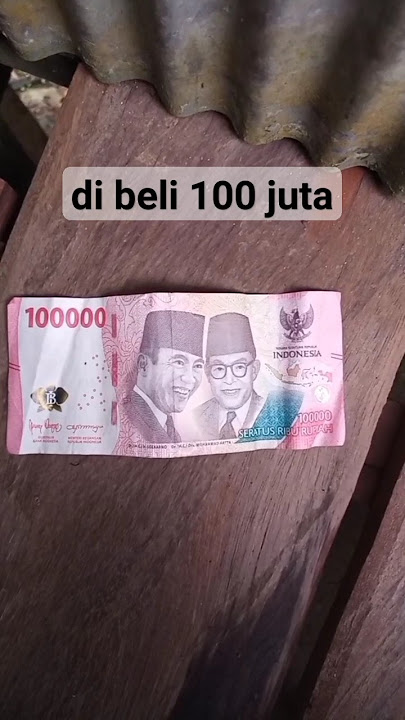 Uang Rp 100000 langka di cari kolektor uang #shorts #shortsvideo