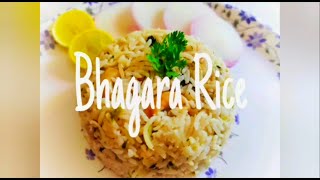 Bhagara Rice South Indian Food Flavours Of India