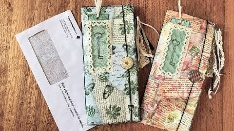 Junk Mail Envelope Journal - TUTORIAL (Step-by-step DIY)
