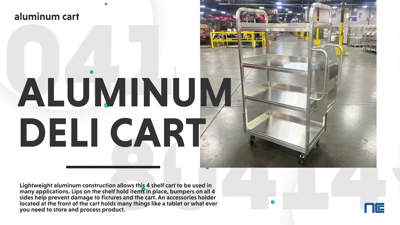 Cage Carts & Aluminum Deck Order Picker Carts