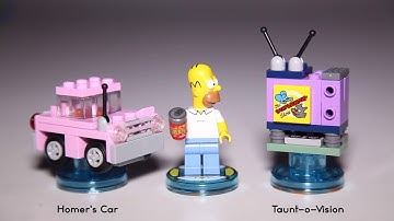 Lego Dimensions 71202 The Simpsons Level Pack Speed Build