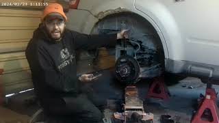 Replacing a rear wheel bearing on a 2008 ford escape