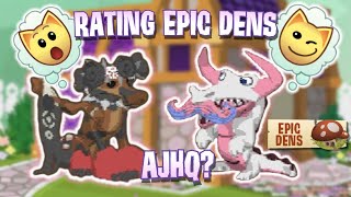 RATING EPIC DENS! AJHQ? | AjSnowie Animal Jam