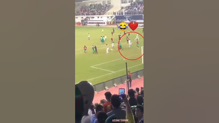 شجار لاعبين الجزائر و المغرب