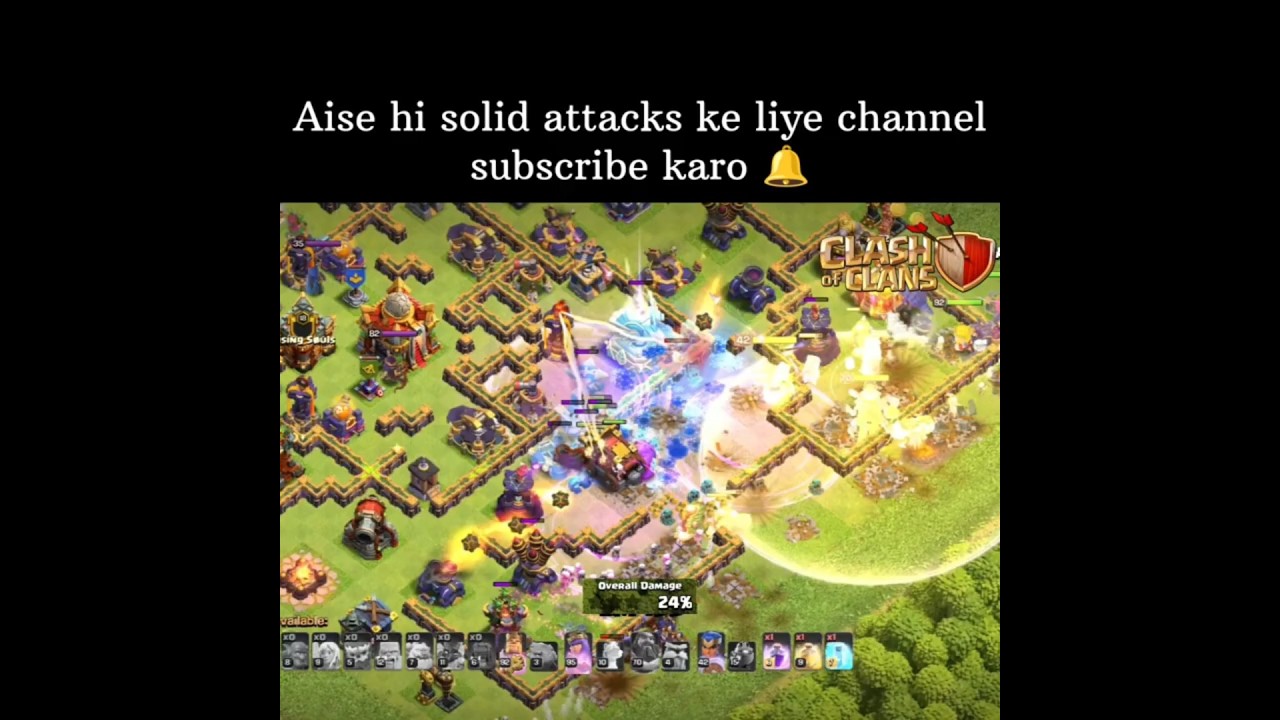 12 Giant 11 Bowler 11 Witch = TH16 DESTROYED 💥 Easy 3 Star 