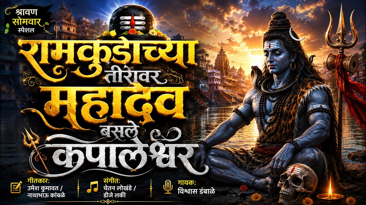 रामकुंडाच्या तीरावर महादेव बसले कपालेश्वर | Ramkundachya | Tiravar Mahadev Basle Kapaleshwar
