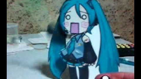 はちゅねミク ネギふり 騒音マシンwww