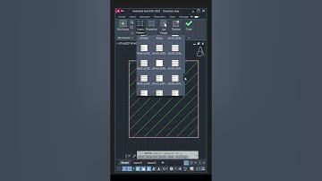 Hatch (Set Origin) - AutoCAD Tutorial #architecture #autocad #architect
