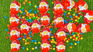 Satisfying Video - Can I Find The Dumbledore in Harry Potter Kinder Joy Egg? Mixing M&M's Candy ASMR