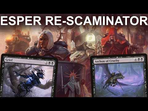 BRIGHTEN UP YOUR DAY! Legacy Esper ReScaminator. Reanimator Scam with Triumph of St. Kath MTG