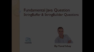 Java Interview Questions - StringBuffer and StringBuilder