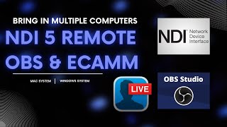 Seeing what I can do with NDI 5, OBS and ECAMM Live
