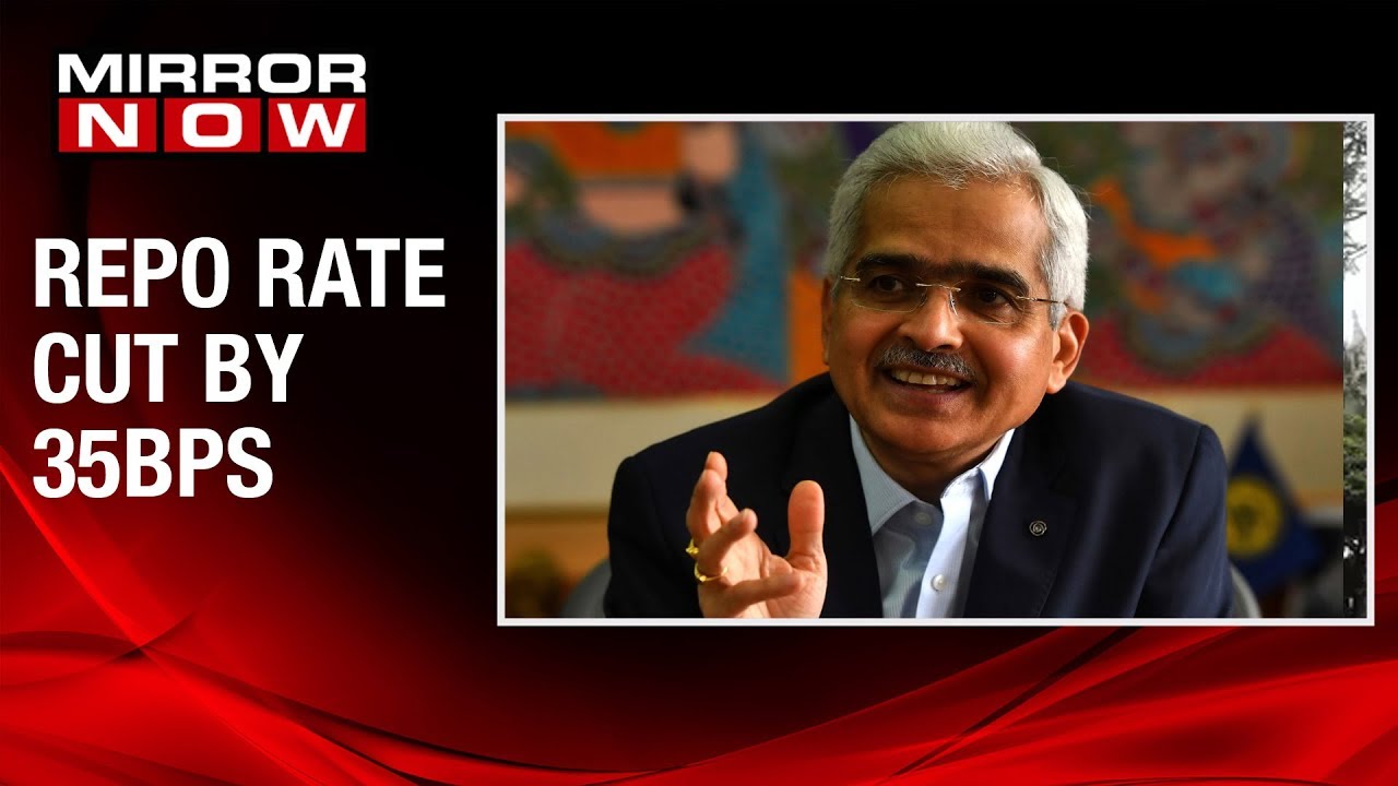 RBI cuts repo rate by 35 basis points to 5.40% reserve bank of india governor list