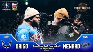 REJECT｜ウメハラ（豪鬼/C）vs BANDITS｜MENARD（ブランカ/C）「GS2 Team Match 3 3rd Player Match」【SFLWC2025】