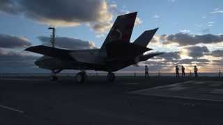 F-35C Lightning Aboard Ike for Developmental Testing