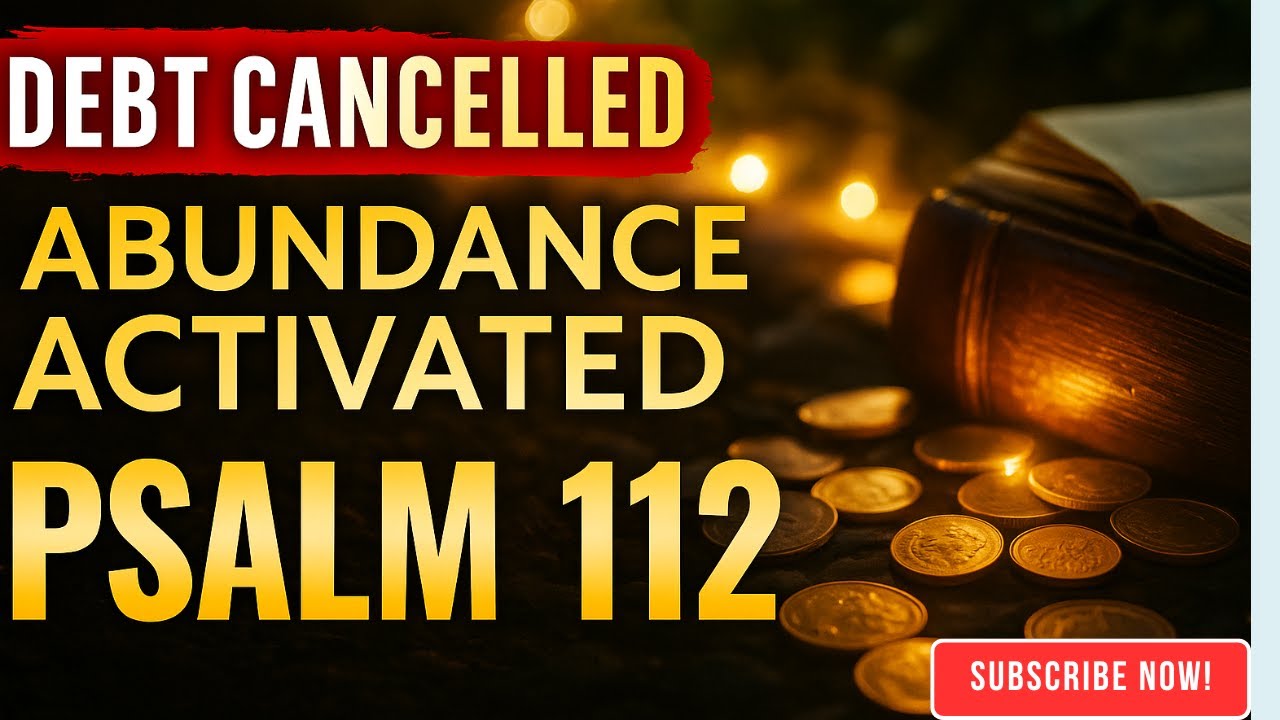 God Just Revealed: Psalm 112 Prophecy That Cancels Debt AND Releases Overflowing Abundance -TONIGHT