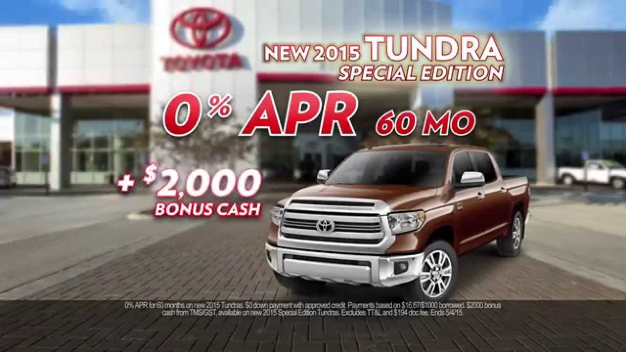 Price LeBlanc Toyota Price Sells Tundra April Specials YouTube