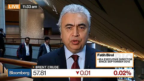 IEA's Birol Says Oil Markets May Rebalance Next Year