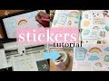 How To Make STICKERS Using Procreate & Silhouette Cameo | Rainbowholic