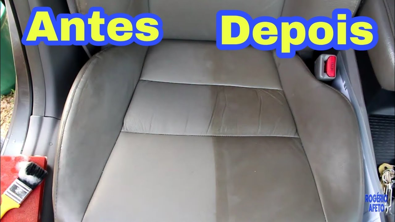 Como limpar Banco de Couro YouTube