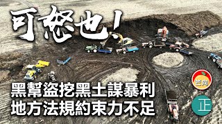 20210403G【可怒也！】黑幫盜挖黑土謀暴利，地方法規約束力不足！  |  正向分析