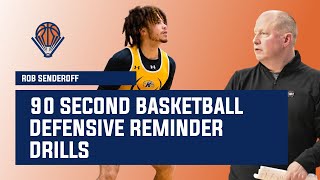 90 Second Basketball Defensive Reminder Drills