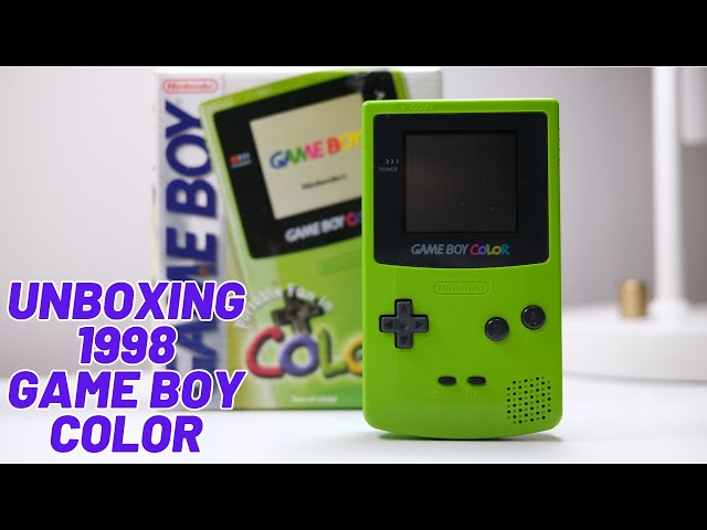 Unboxing Nintendo Game Boy Color: Reliving the 90s Gaming Magic