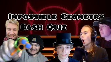 Can You Beat The IMPOSSIBLE Geometry Dash Quiz? (feat. Tride, Lemoncak3, Xanii, Vortrox, Noice)
