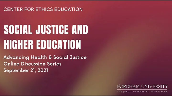 Social Justice and Higher Education