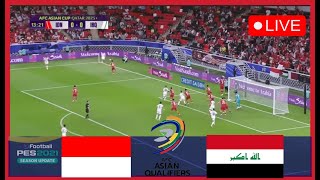 Siaran langsung pertandingan Irak vs Indonesia Kualifikasi Piala Dunia 2026 | Irak - Indone PES 2021