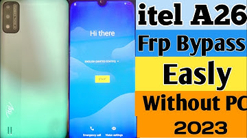 Itel A26 Frp bypass Easly NO TalkBack No PC NO Lenguage setting new trick 2023