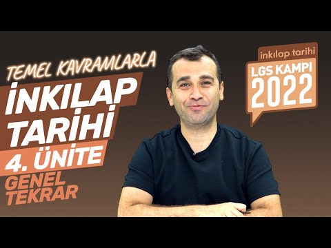 8. Sınıf İnkılap 4. Ünite Özeti ve Full Tekrar (Temel Kavramlarla Atatürk İlkeleri) LGS 2023 Kampı