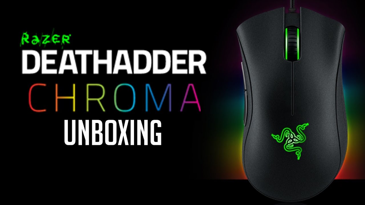 Razer DeathAdder Chroma Unboxing & Setup - YouTube