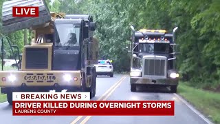 Driver killed during overnight storms by FOX Carolina News 515 views 13 hours ago 1 minute, 43 seconds