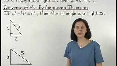 Converse of Pythagorean Theorem - MathHelp.com - Math Help
