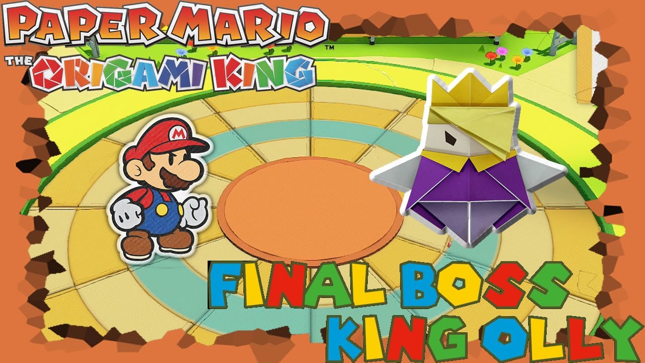 Paper Mario The Origami King - Jefe Final King Olly - YouTube